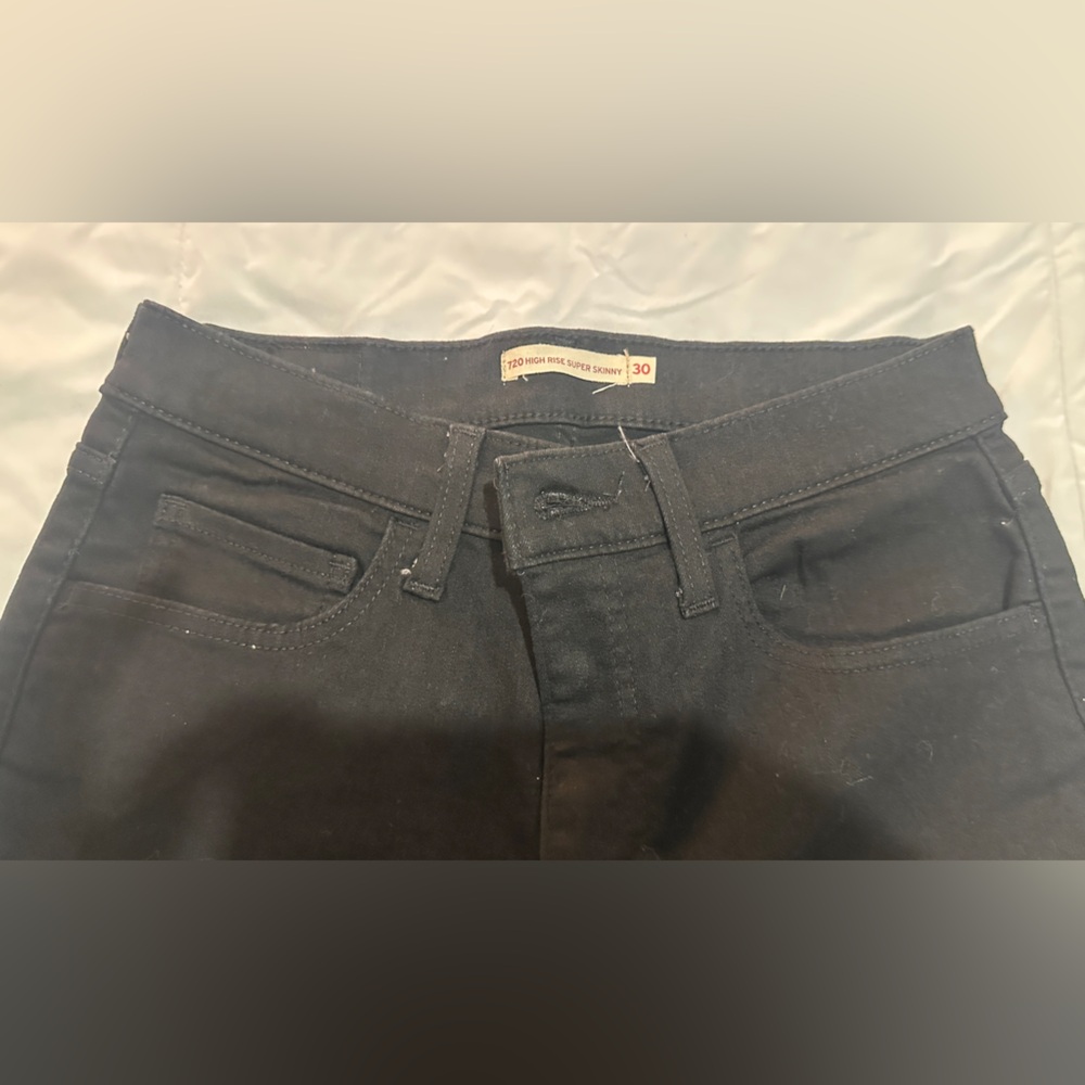 Levi’s 720 super high rise Black Women's Jeans - Picture 5 of 5